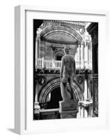 Statue of the Roman God Mars Standing Inside the Doge's Palace-John Phillips-Framed Photographic Print