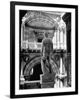 Statue of the Roman God Mars Standing Inside the Doge's Palace-John Phillips-Framed Photographic Print