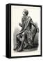 Statue of the Scottish Poet Robert Burns, 1759 1796-null-Framed Stretched Canvas