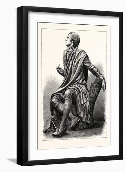 Statue of the Scottish Poet Robert Burns, 1759 1796-null-Framed Giclee Print