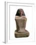 Statue of the Scribe Maaniamen, Middle of the 15th Century Bc-null-Framed Photographic Print