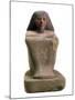 Statue of the Scribe Maaniamen, Middle of the 15th Century Bc-null-Mounted Photographic Print