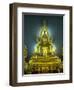 Statue of the Sitting Buddha, Wat Benchamabophit (Marble Temple), Bangkok, Thailand, Southeast Asia-Richard Maschmeyer-Framed Photographic Print