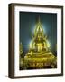 Statue of the Sitting Buddha, Wat Benchamabophit (Marble Temple), Bangkok, Thailand, Southeast Asia-Richard Maschmeyer-Framed Photographic Print