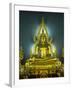 Statue of the Sitting Buddha, Wat Benchamabophit (Marble Temple), Bangkok, Thailand, Southeast Asia-Richard Maschmeyer-Framed Photographic Print