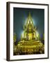 Statue of the Sitting Buddha, Wat Benchamabophit (Marble Temple), Bangkok, Thailand, Southeast Asia-Richard Maschmeyer-Framed Photographic Print