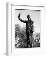 Statue of the Tennessee Volunteer-null-Framed Art Print