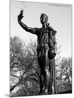 Statue of the Tennessee Volunteer-null-Mounted Art Print