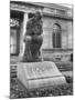 Statue of the Thinker on Auguste Rodin's Tomb in the Park of Villa des Brillants-Auguste Rodin-Mounted Giclee Print