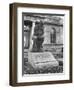 Statue of the Thinker on Auguste Rodin's Tomb in the Park of Villa des Brillants-Auguste Rodin-Framed Giclee Print