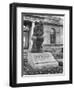 Statue of the Thinker on Auguste Rodin's Tomb in the Park of Villa des Brillants-Auguste Rodin-Framed Giclee Print