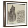 Statue of the Third Lord Holland, Holland Park, Kensington-null-Framed Giclee Print