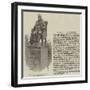 Statue of the Third Lord Holland, Holland Park, Kensington-null-Framed Giclee Print