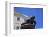 Statue of the Toad, Charing Cross, St. Helier, Jersey, Channel Islands, Europe-Neil Farrin-Framed Photographic Print