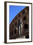 Statue of the Toreador Manolo Montoliu, Plaza De Toros, Valencia, Spain, Europe-Neil Farrin-Framed Photographic Print