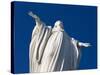 Statue of the Virgin Mary at Cerro San Cristobal Overlooking the City, Santiago, Chile-Gavin Hellier-Stretched Canvas