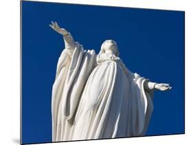 Statue of the Virgin Mary at Cerro San Cristobal Overlooking the City, Santiago, Chile-Gavin Hellier-Mounted Photographic Print