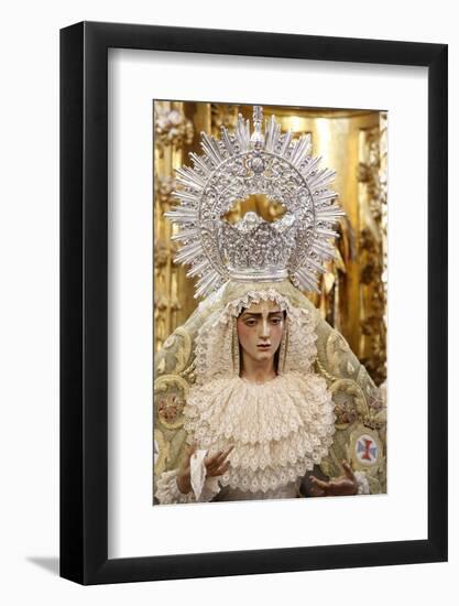 Statue of the Virgin Mary in a Cordoba church, Cordoba, Andalucia, Spain-Godong-Framed Photographic Print