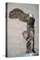 Statue of the winged Nike of Samothrace, 2nd century BC. Artist: Unknown-Unknown-Stretched Canvas