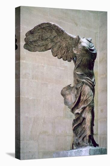 Statue of the winged Nike of Samothrace, 2nd century BC. Artist: Unknown-Unknown-Stretched Canvas