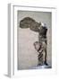 Statue of the winged Nike of Samothrace, 2nd century BC. Artist: Unknown-Unknown-Framed Giclee Print