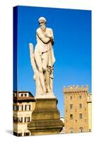 Statue of the Winter, Ponte Santa Trinita, Florence (Firenze), UNESCO World Heritage Site, Tuscany-Nico Tondini-Stretched Canvas