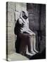 Statue of Thutmose III in Ceremonial Attire, Temple of Amun, Karnak Temple Complex-null-Stretched Canvas