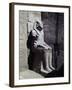 Statue of Thutmose III in Ceremonial Attire, Temple of Amun, Karnak Temple Complex-null-Framed Photographic Print