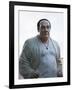 Statue of Tony Soprano Atop Senfortis Wine Bar, Druskininkai, Lithuania-null-Framed Photographic Print