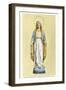 Statue of Virgin Mary-null-Framed Art Print