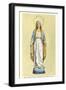 Statue of Virgin Mary-null-Framed Art Print