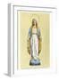 Statue of Virgin Mary-null-Framed Art Print