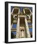 Statue of Virtue, Arete, on the Facade of the Roman Library of Celsus, Ephesus, Anatolia, Turkey-Rennie Christopher-Framed Photographic Print