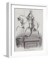 Statue of Viscount Hardinge-null-Framed Giclee Print