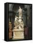 Statue of Vittorio Emanuele I, Chapel of Holy Shroud, Turin, Italy-null-Framed Stretched Canvas