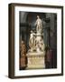 Statue of Vittorio Emanuele I, Chapel of Holy Shroud, Turin, Italy-null-Framed Giclee Print