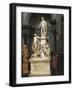 Statue of Vittorio Emanuele I, Chapel of Holy Shroud, Turin, Italy-null-Framed Giclee Print