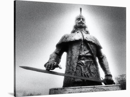 Statue of Vlad Dracul, the Park, Tirgoviste, Romania-Simon Marsden-Stretched Canvas