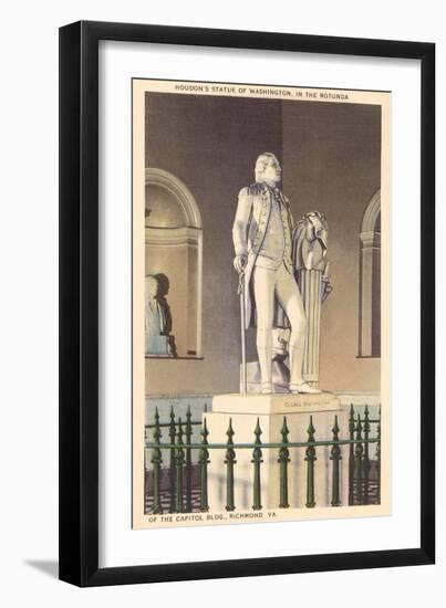 Statue of Washington, Richmond, Virginia-null-Framed Art Print