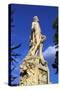 Statue of Wolfgang Amadeus Mozart, Vienna, Austria, Europe-Neil Farrin-Stretched Canvas