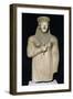 Statue of Worshiper with Flower in Her Right Hand, from Trikomo, Cyprus-null-Framed Giclee Print