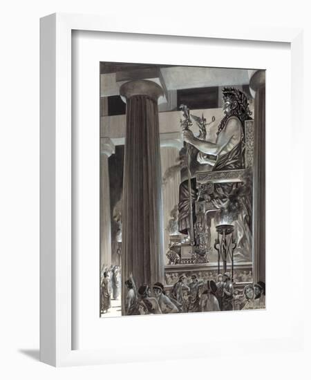 Statue of Zeus at Olympia-Peter Jackson-Framed Giclee Print
