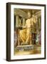 Statue of Zeus at Oympia-English School-Framed Giclee Print