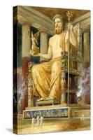 Statue of Zeus at Oympia-English School-Stretched Canvas