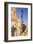 Statue on Fishermen's Bastion-Jon Hicks-Framed Photographic Print