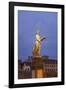 Statue on Ponte Santa Trinita-Guido Cozzi-Framed Photographic Print