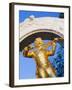 Statue on Strauss Monument in Stadt Park, Vienna, Austria, Europe-Gavin Hellier-Framed Photographic Print