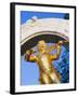 Statue on Strauss Monument in Stadt Park, Vienna, Austria, Europe-Gavin Hellier-Framed Photographic Print