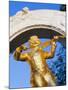 Statue on Strauss Monument in Stadt Park, Vienna, Austria, Europe-Gavin Hellier-Mounted Photographic Print