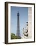 Statue on the Alexandre Iii Bridge and the Eiffel Tower, Paris, France, Europe-Richard Nebesky-Framed Photographic Print